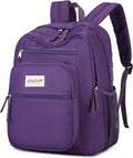 abshoo 32L Big Student Laptop Backpack For College Women Middle High School Teen Girls Bookbag Travel Backpack Daypack (Purple)