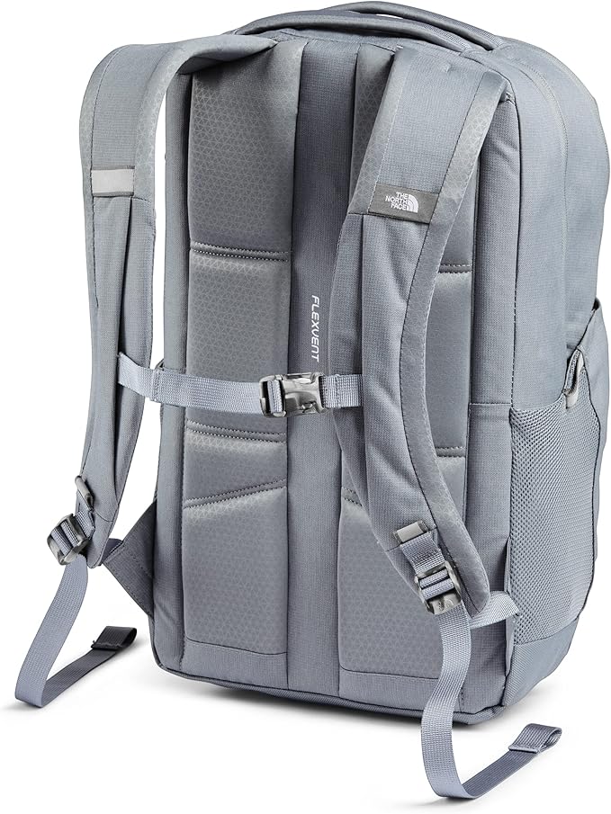 The North Face Jester Everyday Laptop Backpack, Mid Grey Dark Heather/TNF Black, One Size
