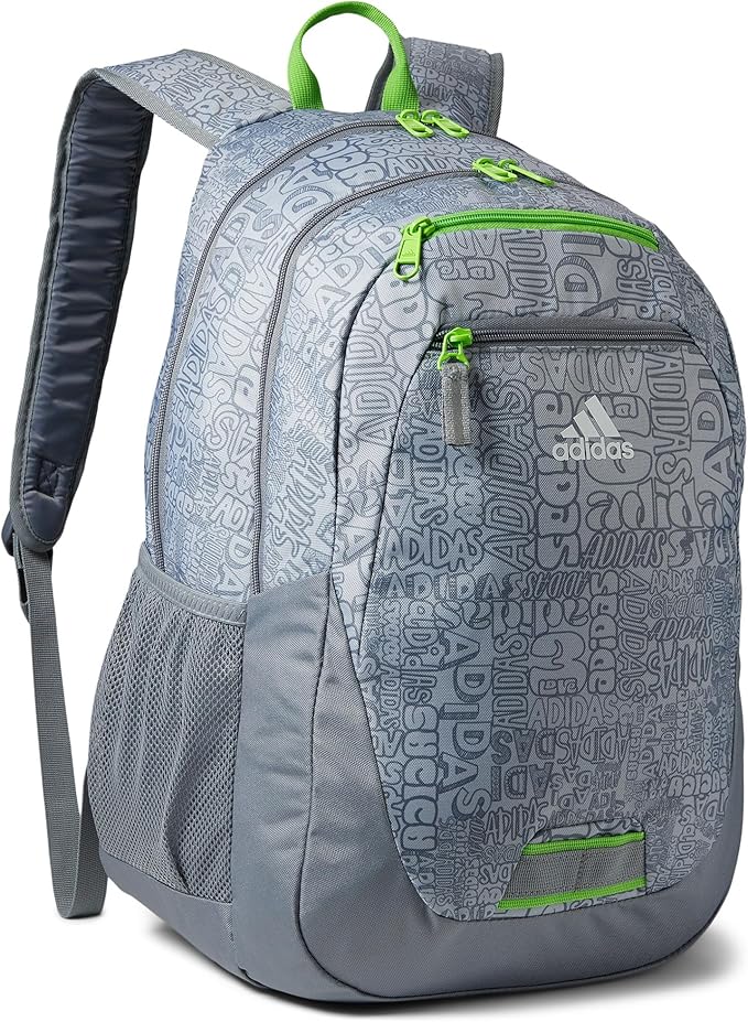 adidas Unisex Foundation Backpack for Laptop, Large Durable Athletic Gym Bag