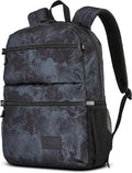 High Sierra Everclass Backpack - Travel or Work Laptop Bookbag with 360° Reflectivity, Dual Water Bottle Pockets & Fits Laptops Up To 15.6”, One Size, Charcoal Waves