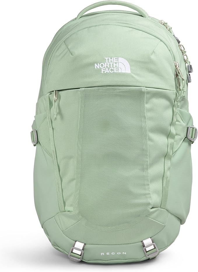 THE NORTH FACE Women's Recon Everyday Laptop Backpack, Misty Sage Dark Heather/Meld Grey, One Size