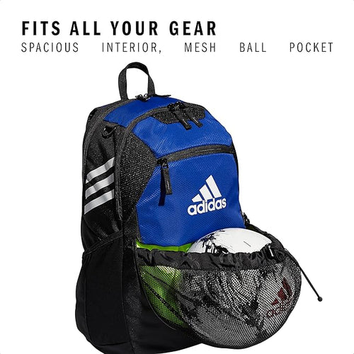 adidas Stadium 3 Soccer Backpack with Ball Pocket, 36L