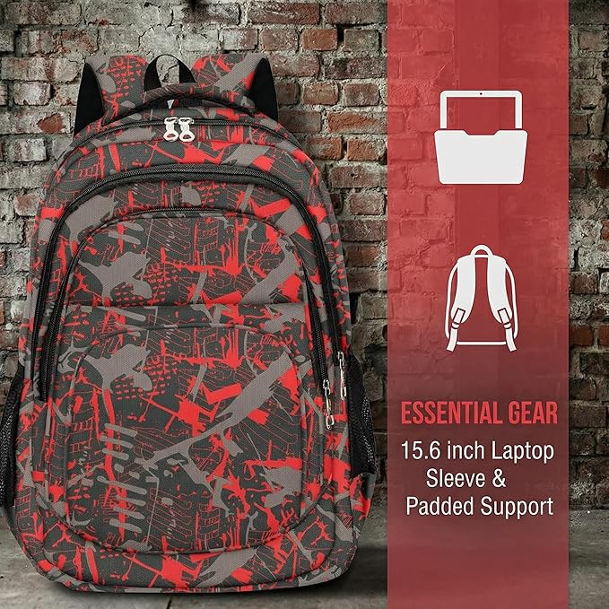 rickyh style Stylish Backpack: Multi-functional and Lightweight Bag for Travel, School, and Outdoor Activities