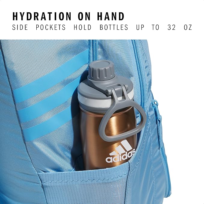 adidas Stadium 3 Soccer Backpack with Ball Pocket, 36L