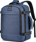 Asenlin Travel Backpack for Women Men,Flight Approved Carry On Luggage 30L Water Resistant Business Mochila Work Laptop Backpacks Fits TSA 15.6 Inch Computer College Weekender Outdoor Hiking-Blue