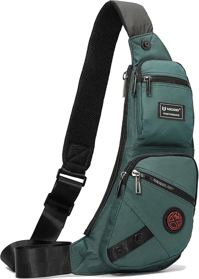 NICGID Sling Bag Chest Shoulder Backpack Crossbody Bags Casual Daypack for Men Women