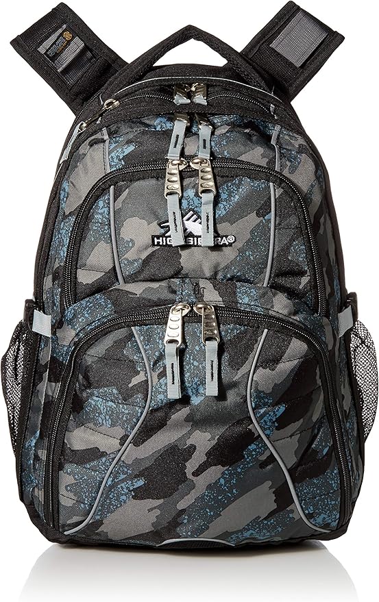 High Sierra Swerve Laptop Backpack, Graffiti/Black/Ash, One Size