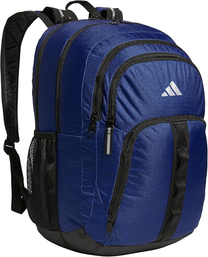 adidas Primetime Large Backpack for women and men, big bag with laptop sleeve