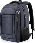 Laptop Backpack,18.4 Inch Extra Large Travel Backpack Airline Approved, Business Anti Theft Sturdy Work Computer College High School Backpack Bag Fits 18 Inch Notebook for Men Women, Blue