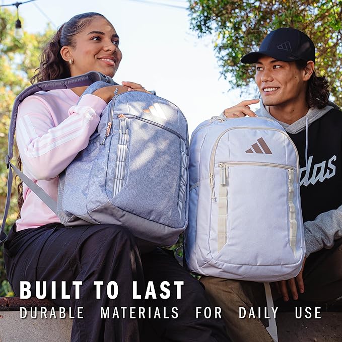 adidas Excel Backpack for Men & Women – Durable Large Athletic Laptop Bag