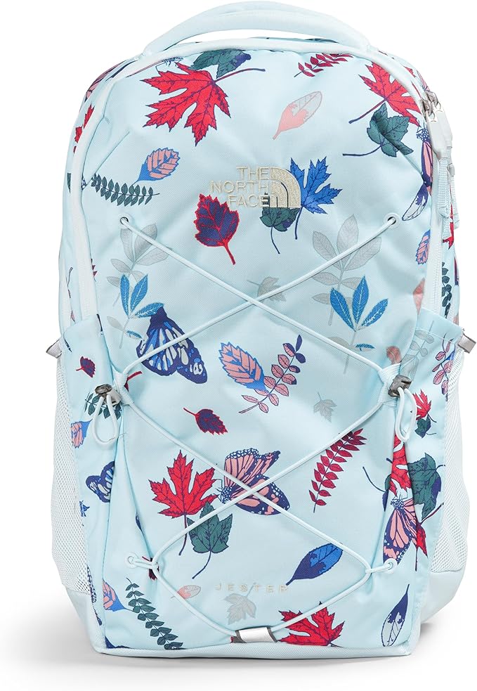 The North Face Women's Jester Everyday Laptop Backpack, Icecap Blue Fall Wanderer Print/Icecap Blue/Gravel, One Size