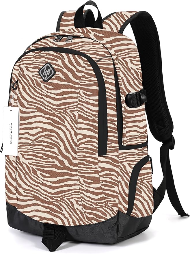 rickyh style School Backpack Travel Bag for Men & Women Lightweight College Back Pack with Laptop Compartmen