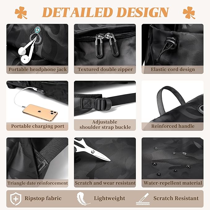FSD. WG Casual Bag for Men Fashionable Outdoor Bag Popular Travel Bag Casual Large Capacity