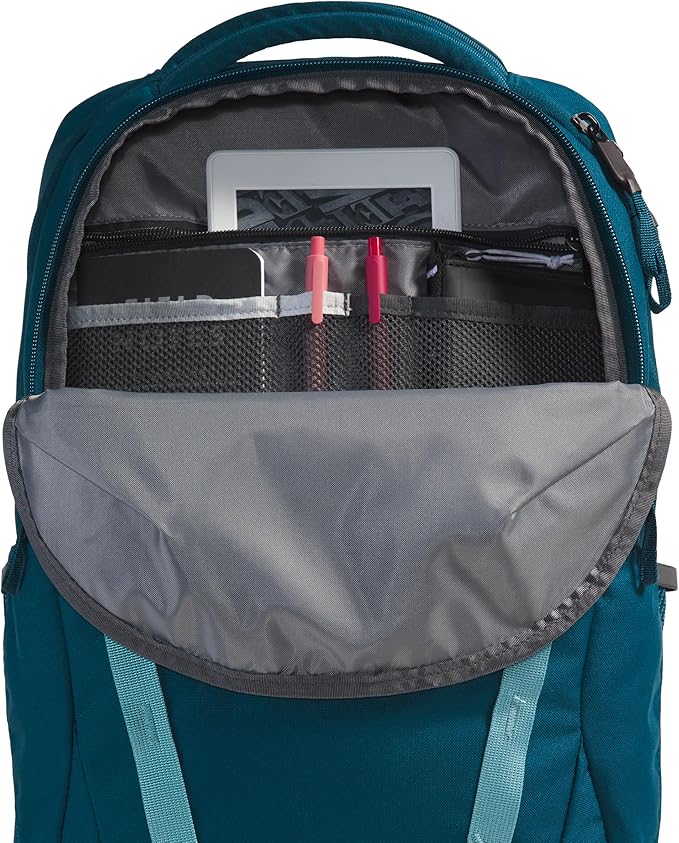 The North Face Vault Everyday Laptop Backpack - PFAS Free, Midnight Petrol/Algae Blue, One Size