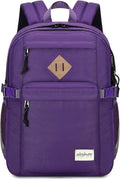 abshoo 32L Backpack for School College Bookbag Middle High School Backpacks Casual Daypack Travel Backpack (Purple)