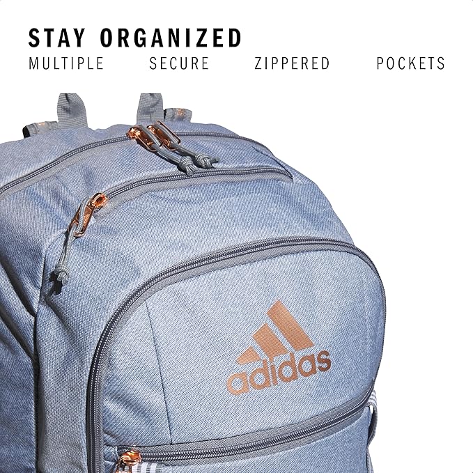 adidas Excel Backpack for Men & Women – Durable Large Athletic Laptop Bag