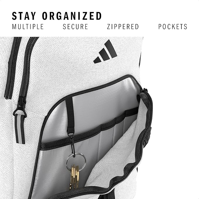 adidas Primetime Large Backpack – Daypack for Travel Sports Gym Work School, 41L