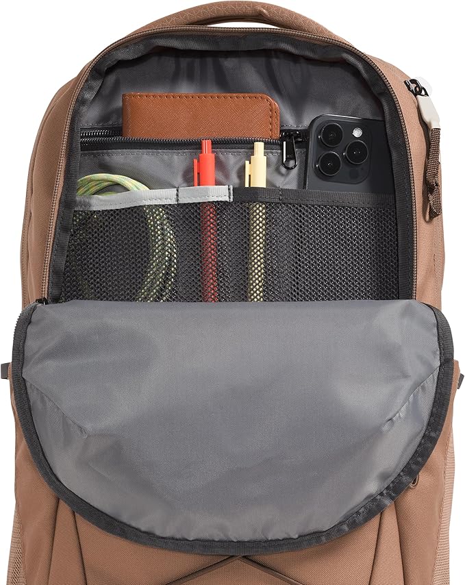 The North Face Women's Jester Everyday Laptop Backpack - PFAS Free, Latte/Smokey Brown, One Size