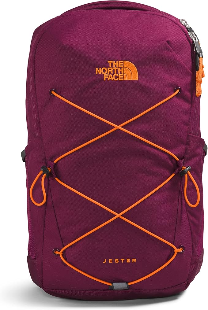 The North Face Women's Jester Everyday Laptop Backpack, Boysenberry/Mandarin, One Size