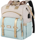 Laptop Backpack for Women,17 inch Computer Backpack for Work School Nurse Teacher Business College with Laptop Compartment,USB Charging Port, Water-resistant Large Wide Open Travel Backpack Bookbag