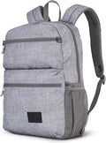 High Sierra Everclass Backpack - Travel or Work Laptop Bookbag with 360° Reflectivity, Dual Water Bottle Pockets & Fits Laptops Up To 15.6”, One Size, Silver Heather