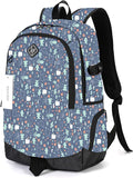 rickyh style School Backpack Travel Bag for Men & Women Lightweight College Back Pack with Laptop Compartmen