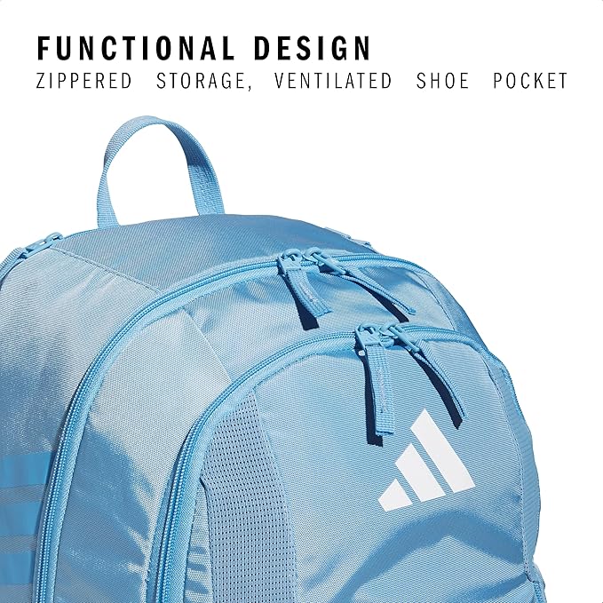 adidas Stadium 3 Soccer Backpack with Ball Pocket, 36L