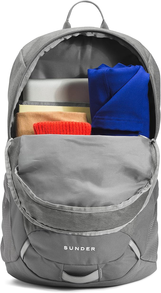 The North Face Sunder Mens Backpack Smoked Pearl Light Heather-Smoked Pearl 31.5L
