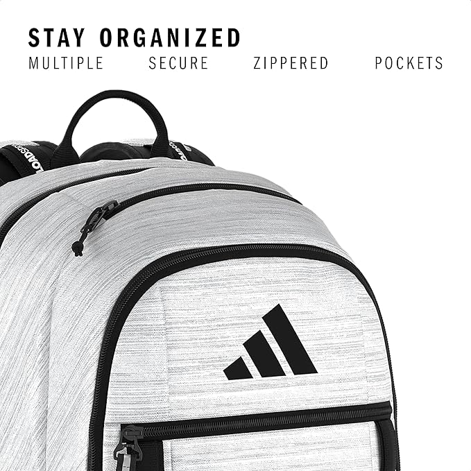 adidas Excel 6 School Backpack – Bookbag for Laptop Work Travel, 34L