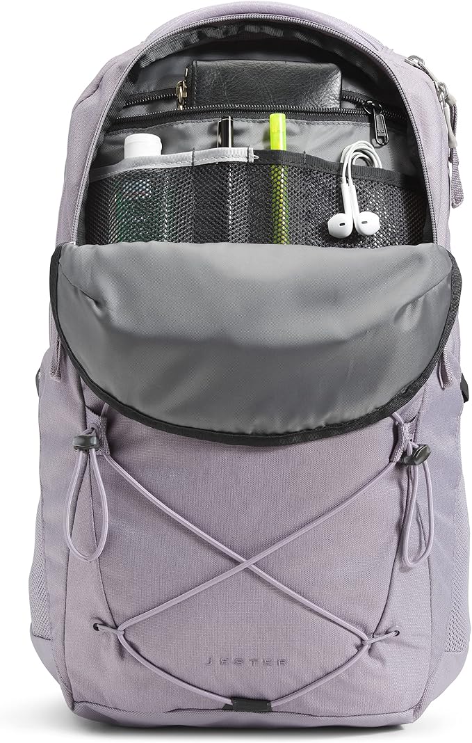 The North Face Women's Jester Everyday Laptop Backpack, Minimal Grey Dark Heather/Minimal Grey, One Size