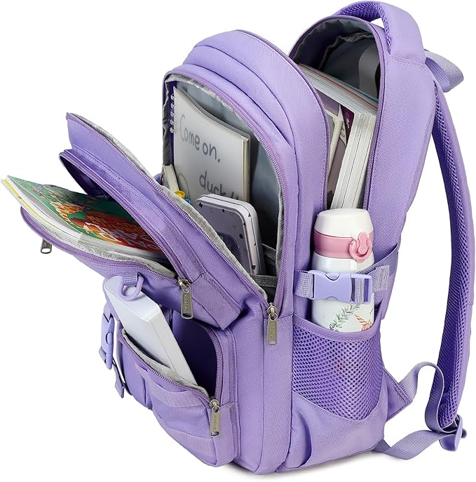 abshoo Large Heavy Duty Backpack For School College Bookbag Casual Multi Pocket Travel Backpacks