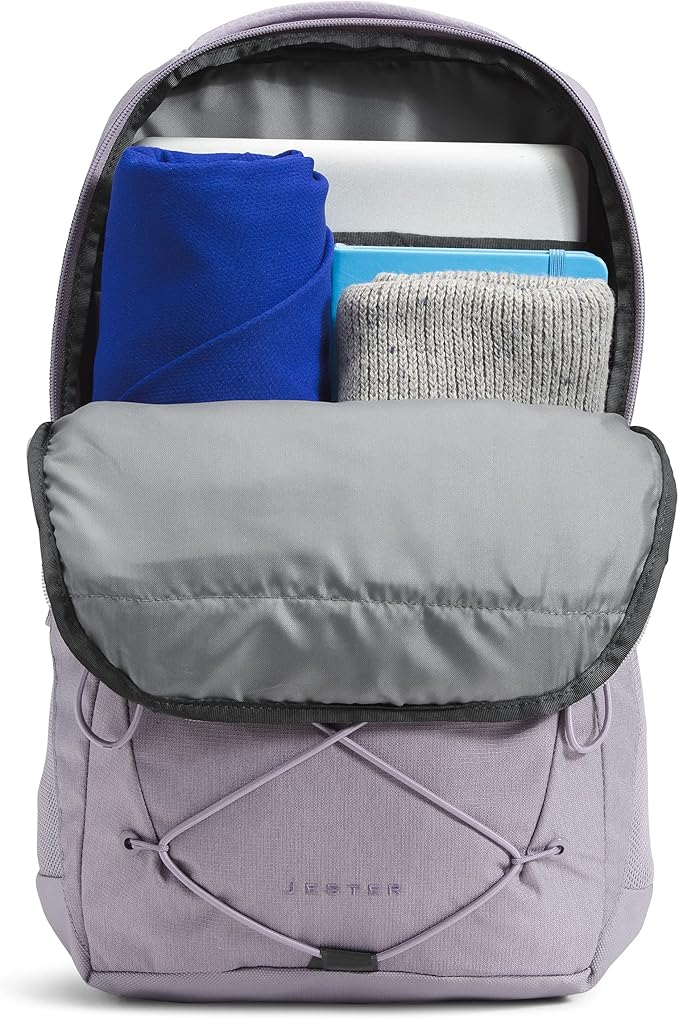 The North Face Women's Jester Everyday Laptop Backpack, Minimal Grey Dark Heather/Minimal Grey, One Size
