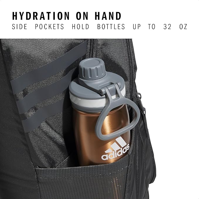 adidas Stadium 3 Soccer Backpack with Ball Pocket, 36L