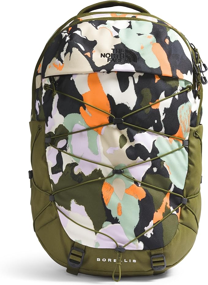 The North Face Women's Borealis Commuter Laptop Backpack, Forest Olive Grounded Floral Print/Forest Olive, One Size