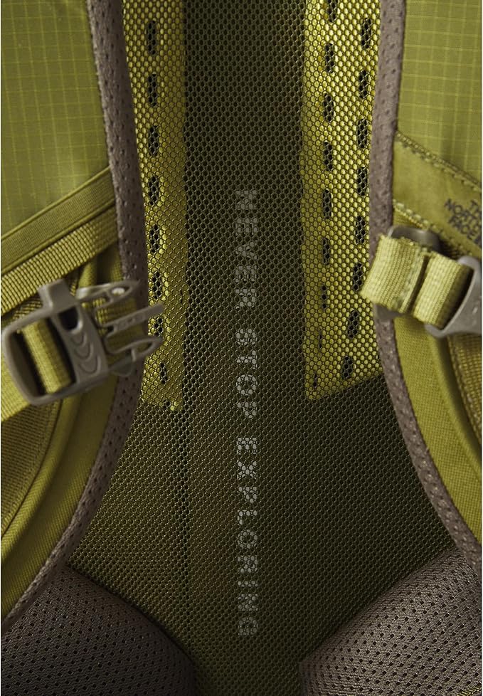 The North Face Teen Terra 50 | Unisex Hiking Backpack, Breathable Back Panel & Shoulder Straps, Bottom Webbing, Bladder Sleeve, Forest Olive/New Taupe Green-NPF, One Size